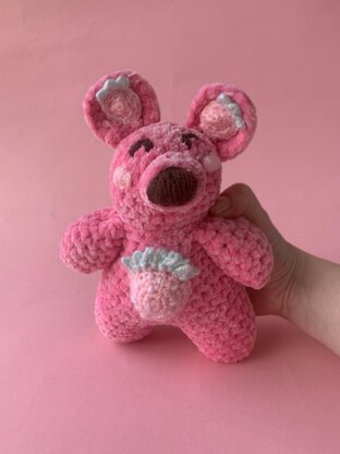 Crochet Strawberry Bear