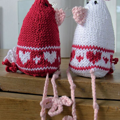 Love Heart Chicks in Rowan Cotton Glace