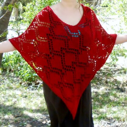 Heart Poncho