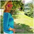 Crochet Vest with Crochet Flower TONDO #2