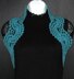 Exquisite Aqua Wheelie Lace Scarf