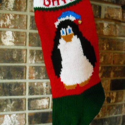 Penguin Christmas Stocking