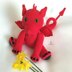 Welsh Dragon - UK Terminology - Amigurumi