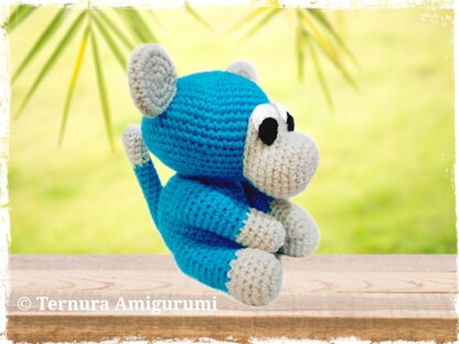 Crochet pattern Benn the monkey