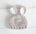 Easter Bunny Hat and Diaper/Nappy Cover Set