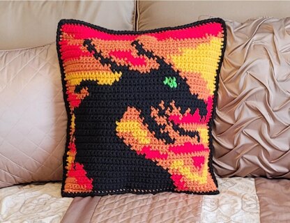 Dragon at Sunset Pillow Sham