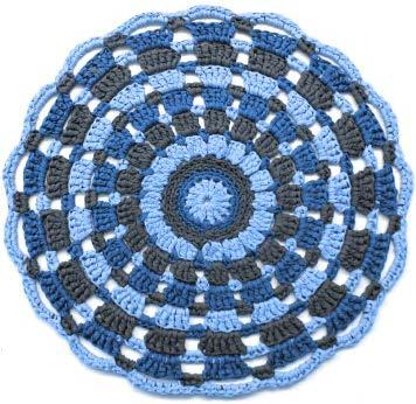 Mandala Rug in Hoooked RibbonXL - Downloadable PDF