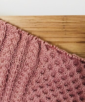 Dusty Rose Baby Blanket