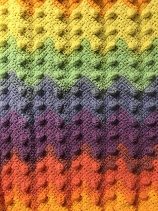 EASY Ripple & Bobbles Baby Blanket