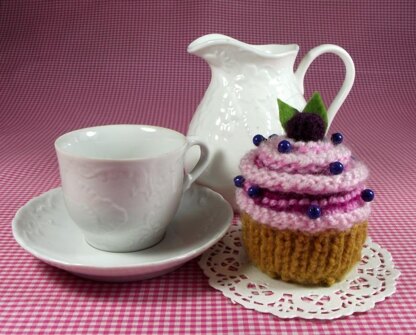 Meringue Cherry Cupcake Pincushion