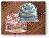 Striped Baby Hat in Plymouth Yarn Dreambaby DK Paintpot - F660 - Downloadable PDF