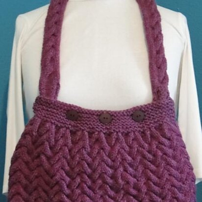 Cable Love Purse - knitting pattern