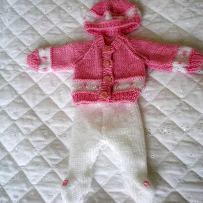 Knitting Pattern for 10&15 inch Dolls, Cardigan, leggings and Hat