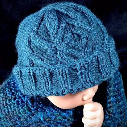 Cabled Beanie for Baby