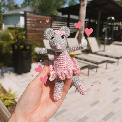 Tiny Ballerina Mouse