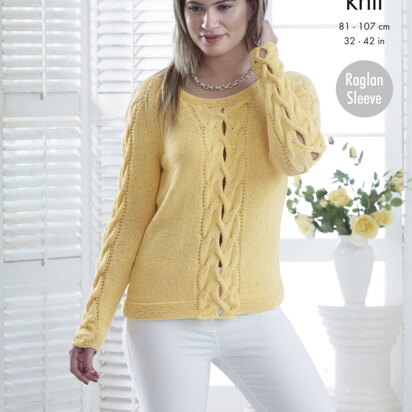 Sweater & Top in King Cole DK - 5090pdf - Downloadable PDF