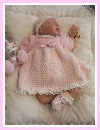 22. Newborn Girls or 18-20" Reborn doll Dress Set