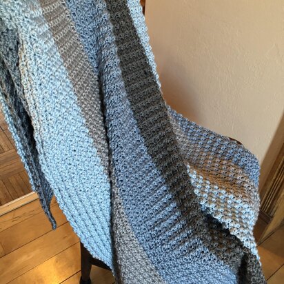 Harbor Mist Incredibly Easy Blanket Pattern