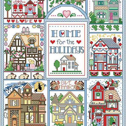 Home For The Holidays Seasonal Sampler - PDF