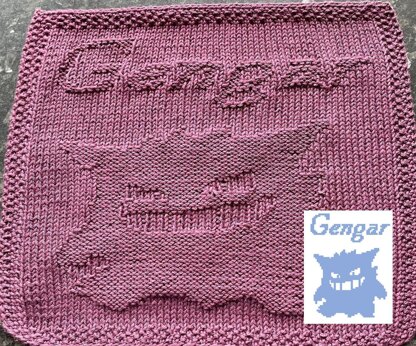 Nr. 802 Pokemon Gengar 65 stitches