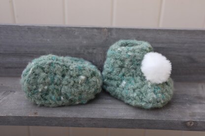 Felted Baby Bootie