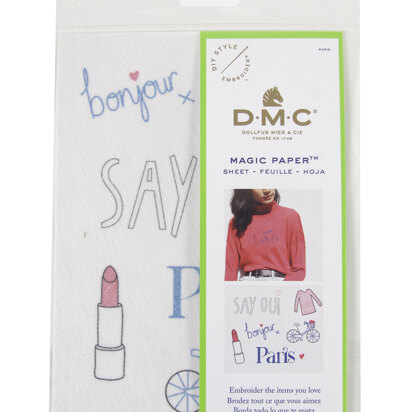 DMC Magic Paper Paris Embroidery Sheet