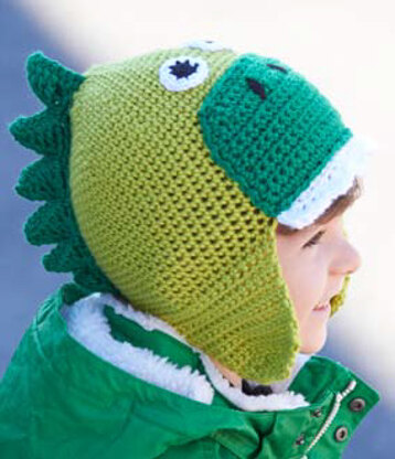 Hatosaurus Hat in Caron Simply Soft - Downloadable PDF