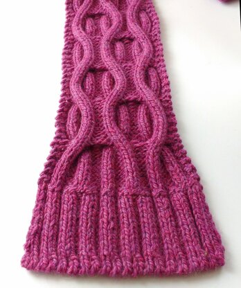 Chunky Cable Scarf