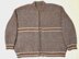 Knitted men's bomber jacket