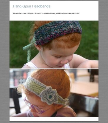 Pair of Hand-Spun Headbands