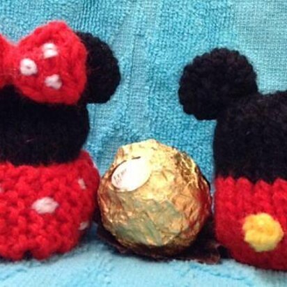 Mickey and Minnie Mouse Ferrero Choc Cover