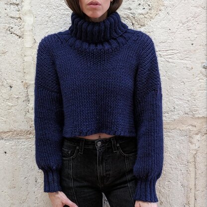 Olann Cropped Turtleneck