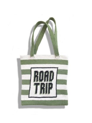 Road Trip Stripes Tote Bag