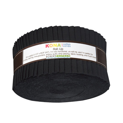 Robert Kaufman Kona Cotton Solids 2.5in Strip Roll - RU-196-40