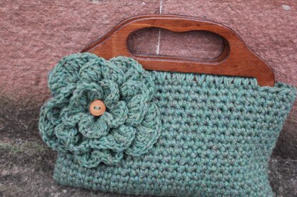 Stylecraft Alpaca Chunky flower purse