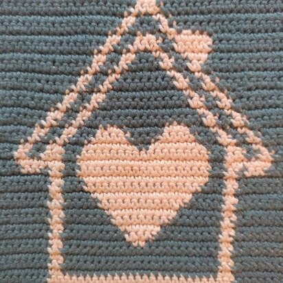 The "Home Is Love" Dishcloth