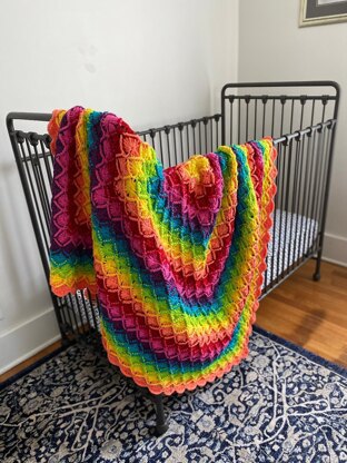 Rainbow Bavarian Throw