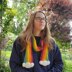 Rainbow Clouds Scarf