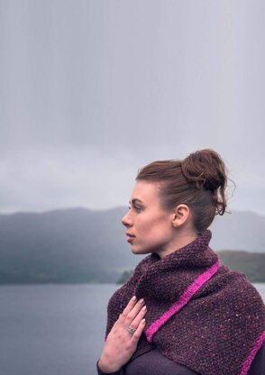 Deep Heart Capelet in The Fibre Co. Arranmore - Downloadable PDF