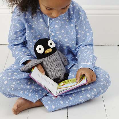 Perry the Penguin - Toy Crochet Pattern for Kids in Debbie Bliss Rialto DK