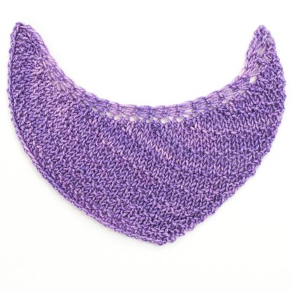 Curved Asymmetrically Shaped Shawl