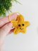 Crochet star pattern, NO SEW Christmas star ornament, easy crochet pattern