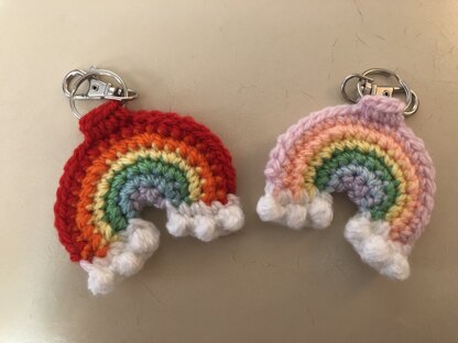 Happy Rainbow Keychain or Teether