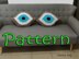 Evil Eye Crochet Pillow Pattern