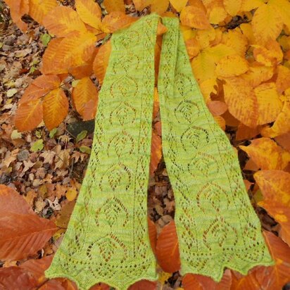 Shetland's Fairy Fern Scarf