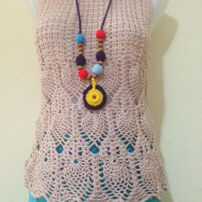 Adult summer crochet top