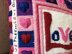 Love Needlepoint or Cross Stitch Sampler Square