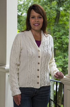 Cable Panel Cardigan
