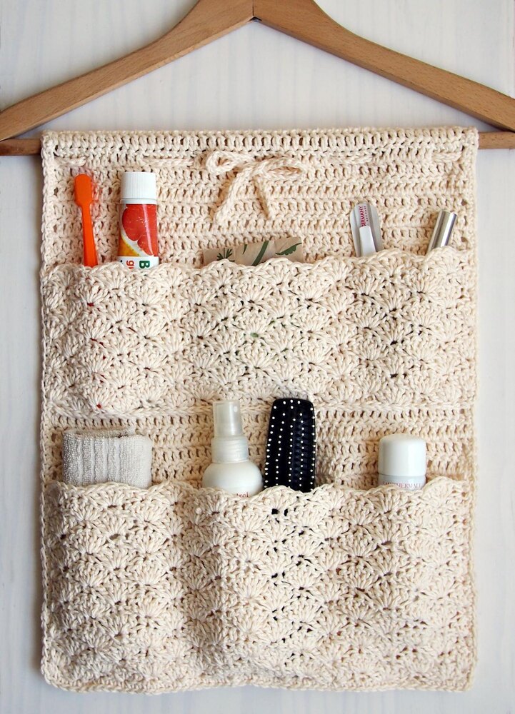 Linen Crochet Hook Case Holder Organizer 