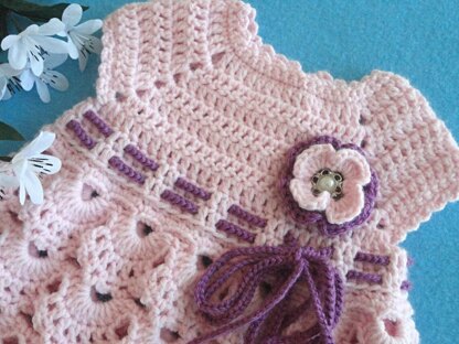 Crochet PATTERN Baby Dress Baptism